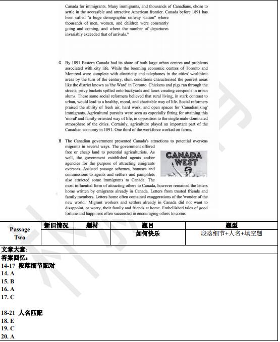 2021年1月9日雅思閱讀機(jī)經(jīng)